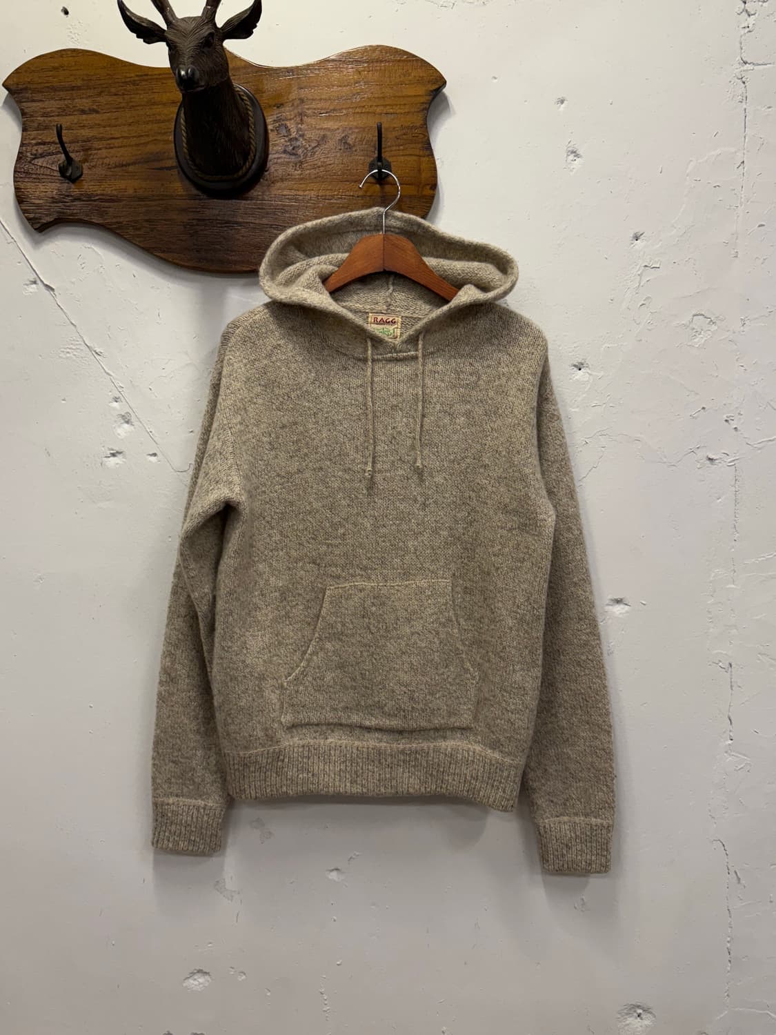 M) USA Ragg Wool Knit Hoodie 상품이미지2