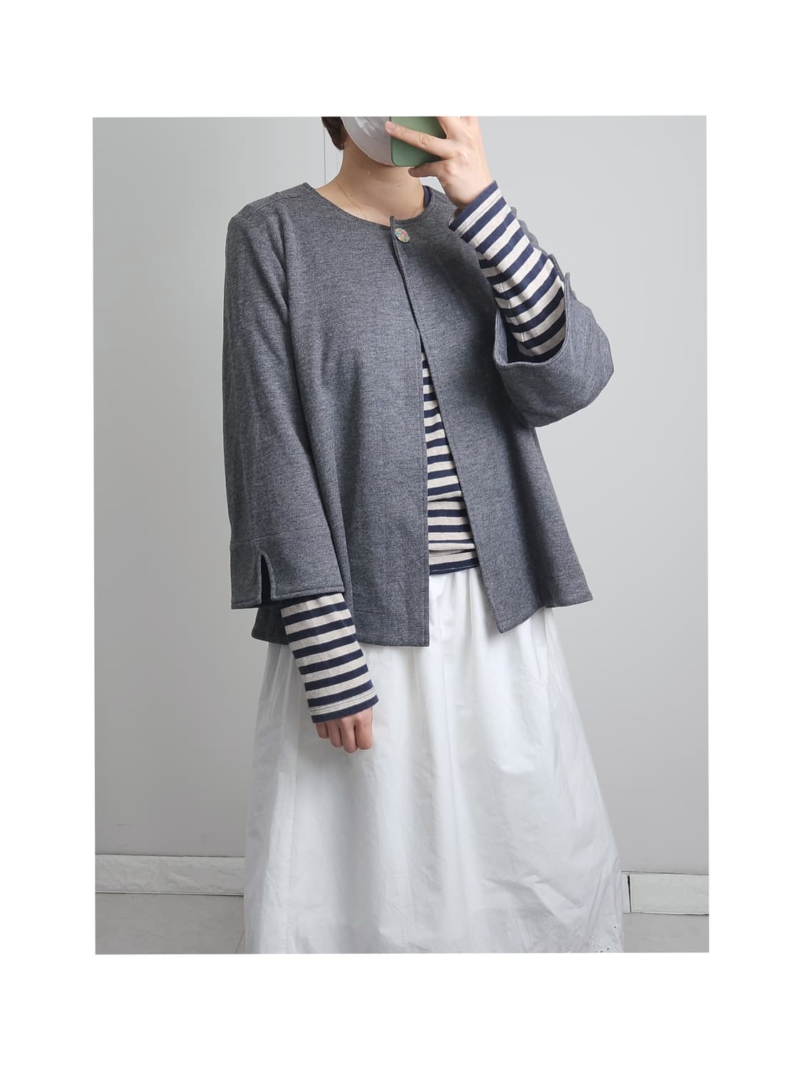 원버튼 자켓 상품이미지1