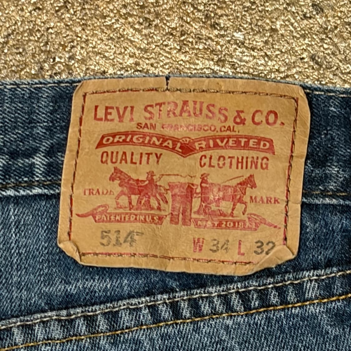 미국 빈티지 리바이스 514 슬림 스트레이트 청바지  상품이미지10