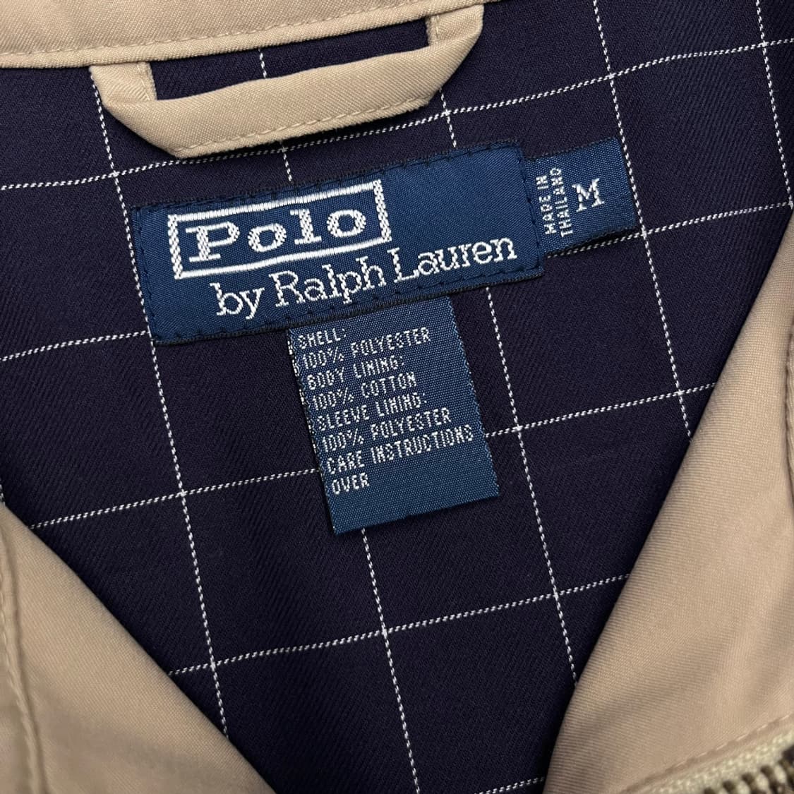 폴로 랄프로렌 네이비포니 베이지 자켓 M 상품이미지6