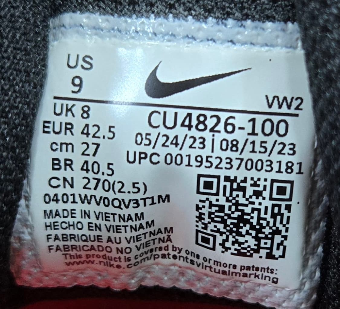 나이키 270mm-에어맥스 화이트 블랙 운동화 상품이미지7