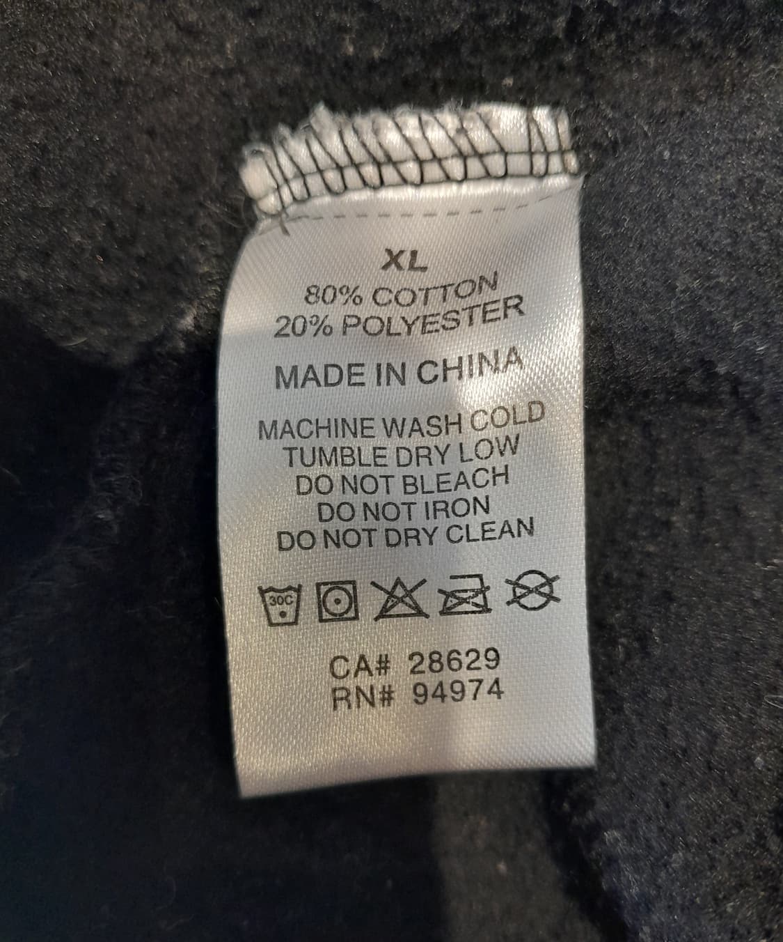 💥스투시 자수 후드 블랙 (XL) 상품이미지9