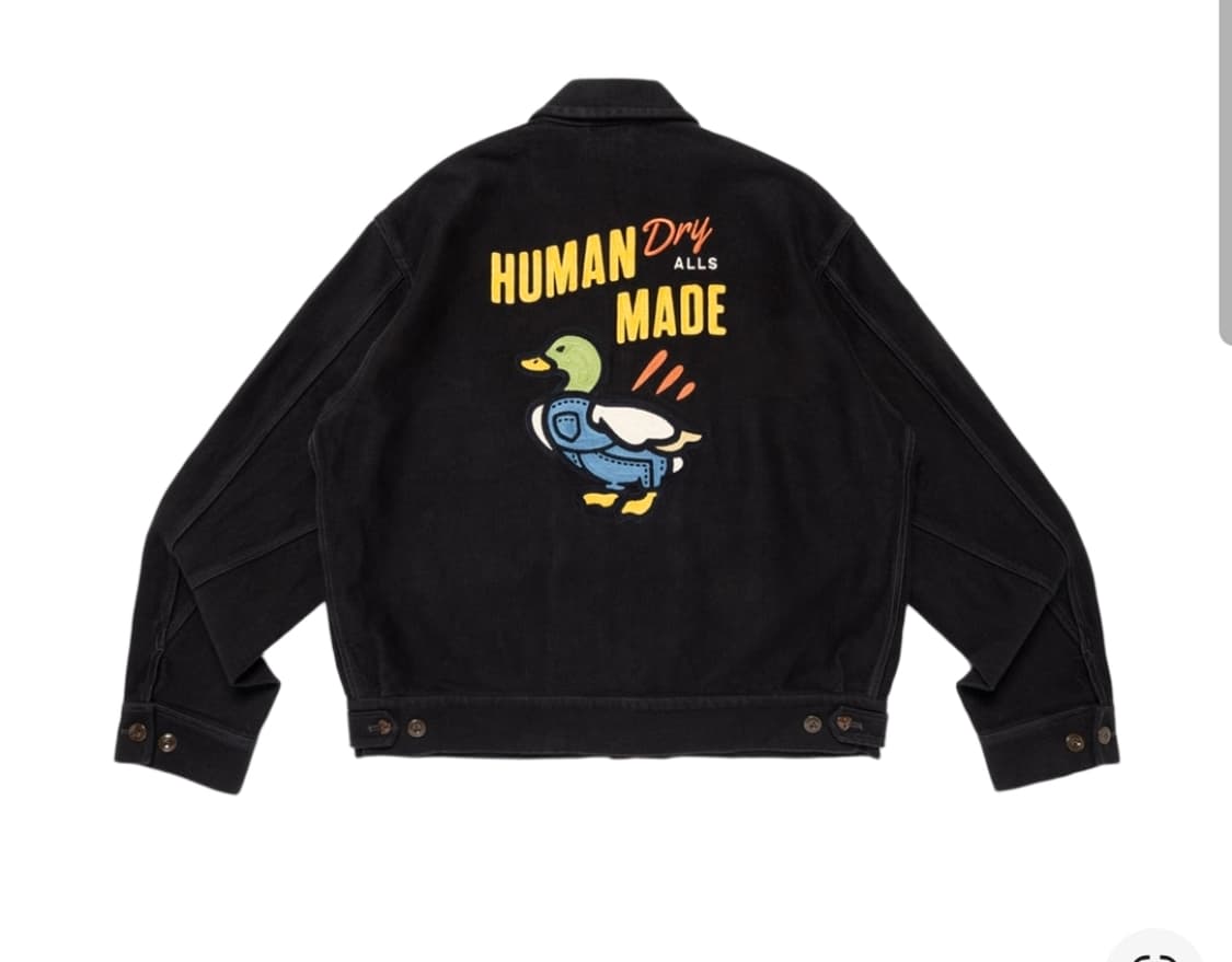 [XL]휴먼메이드 오리 자켓 블랙 상품이미지1