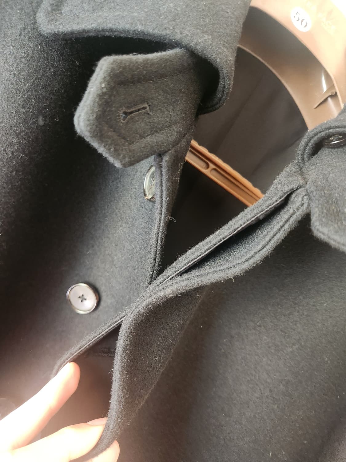 마마가리 / 발마칸 히든버튼 벨티드 코트 / 48(100~105) 상품이미지3