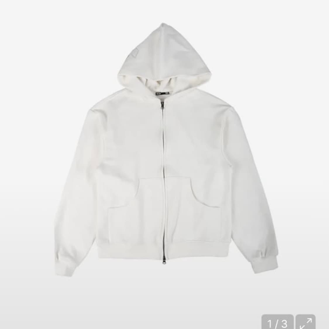 구매합니다) 이알티알 니들 후드집업 화이트 m사이즈 ertr needle 상품이미지1