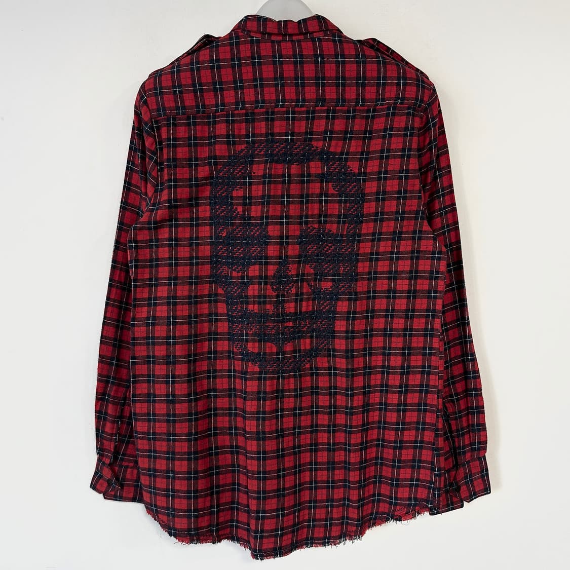 쟈딕앤볼테르 백 스컬 체크 셔츠 [새상품] 상품이미지6