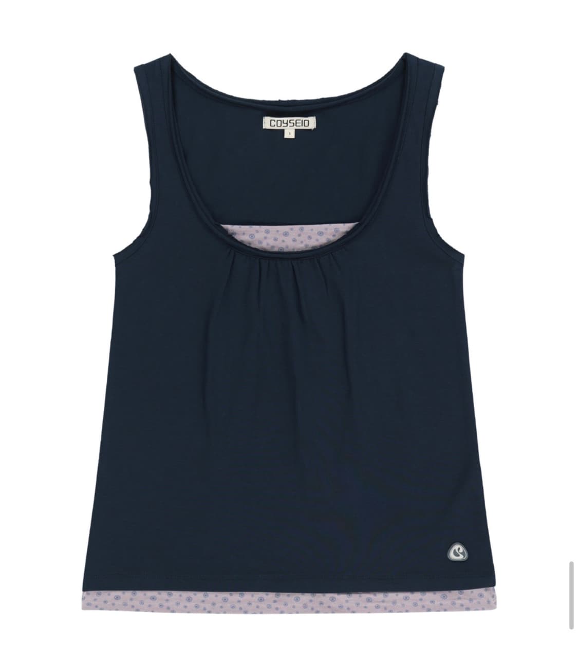 코이세이오 두두 레이어드 슬리브리스 네이비 1size 상품이미지1