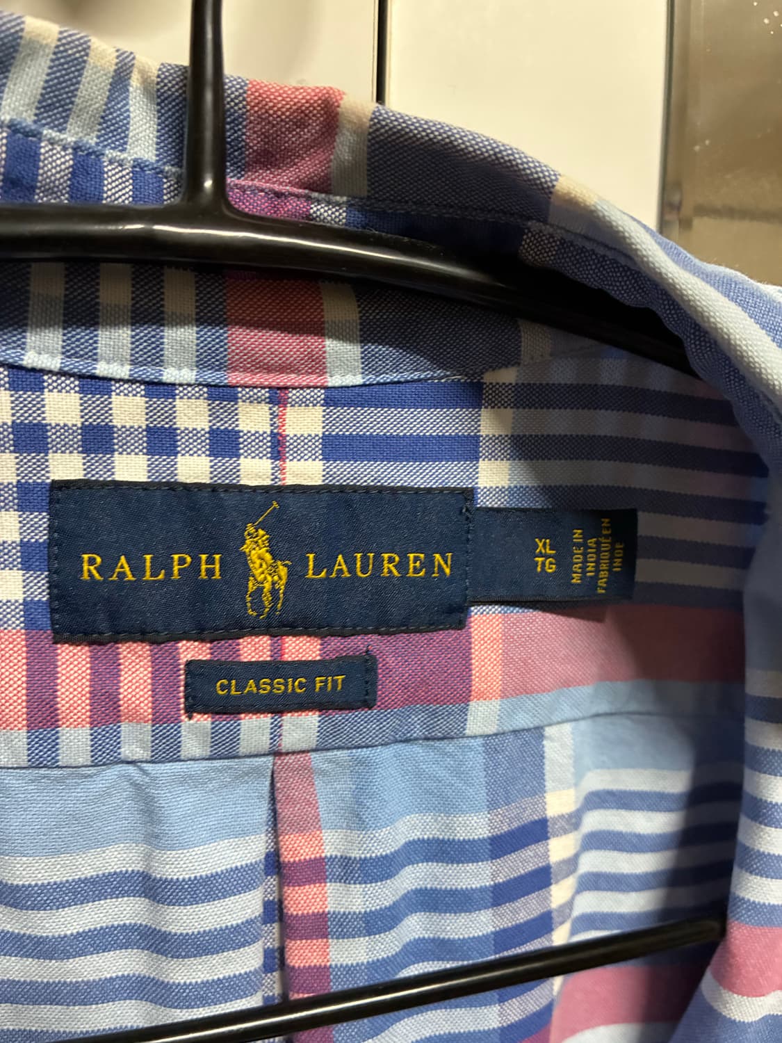 👕 [새상품] 폴로랄프로렌 체크 셔츠 XL/105 상품이미지3