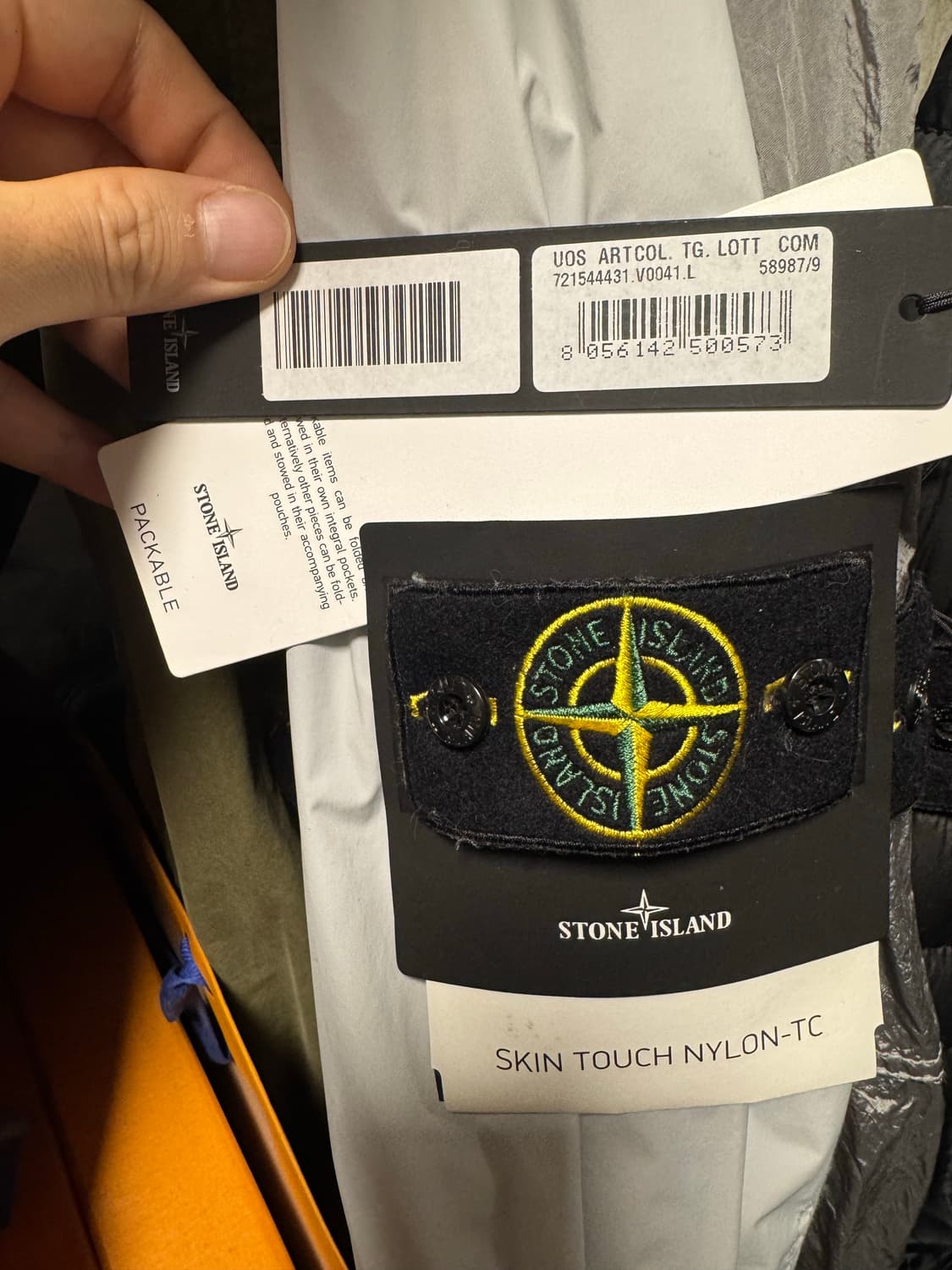 스톤아일랜드 스킨터치 자켓 L 택보유 상품이미지4