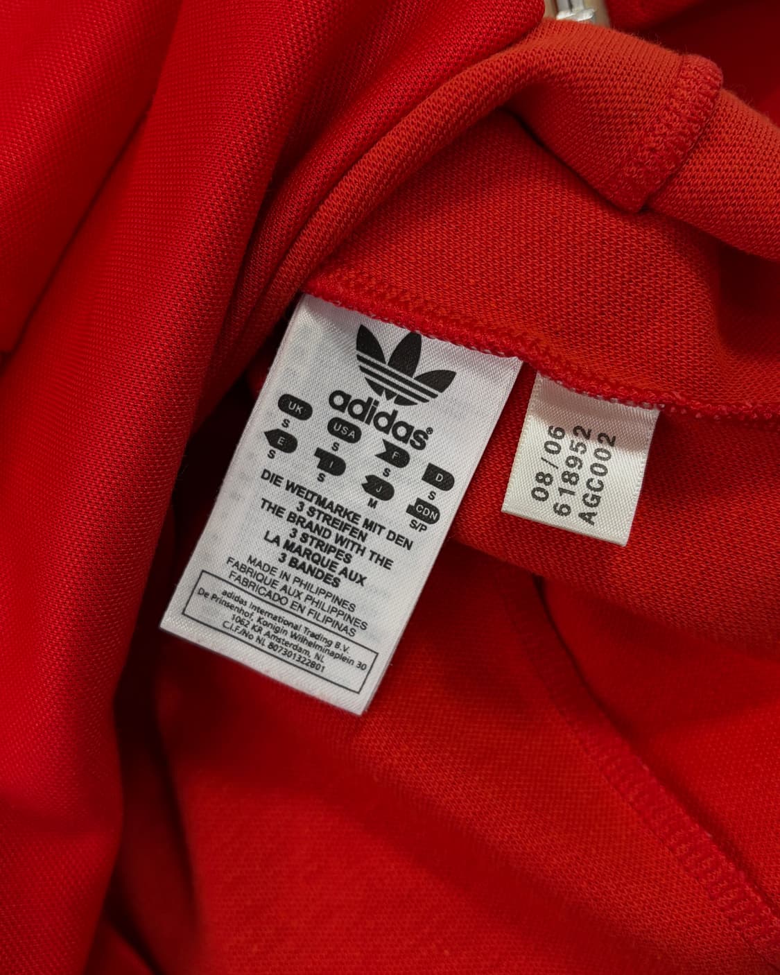 [S-M]아디다스 유로파 레드 트랙탑 져지 상품이미지7