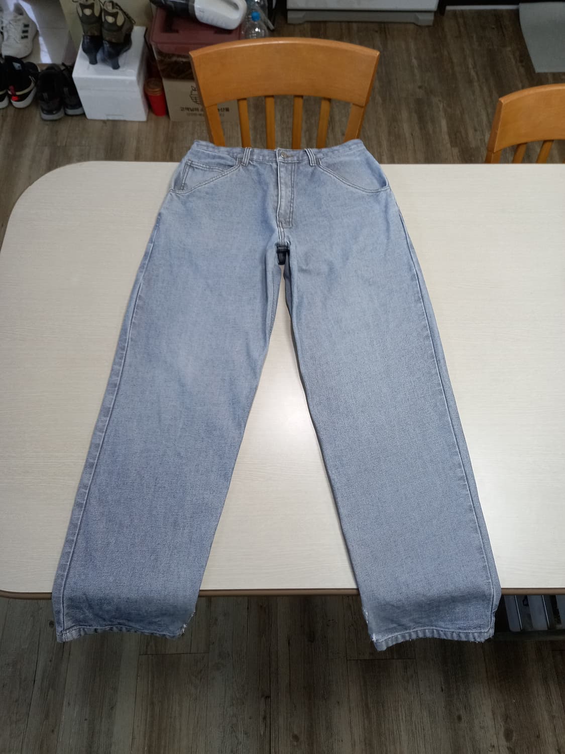 32 S.O.H.K HongKong 세미와이드진 연청 32-402 상품이미지1