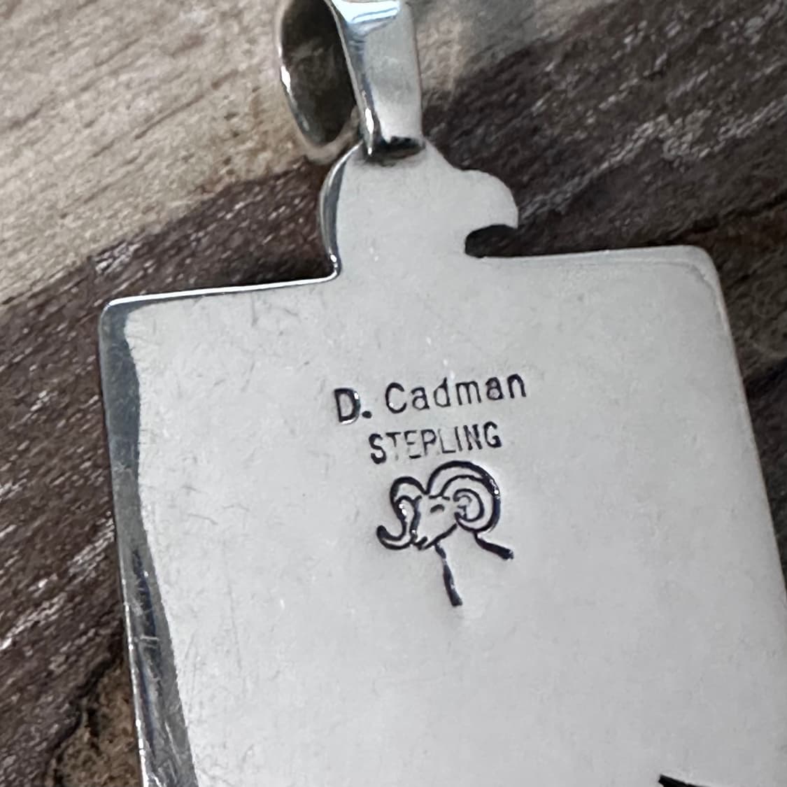 네이티브아메리칸 인디언주얼리 Darrell cadman 썬더버드 펜던트 상품이미지6