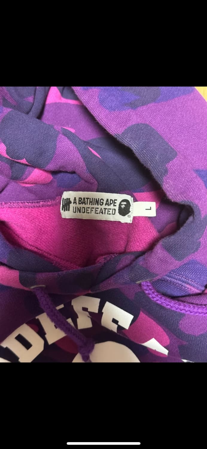 퍼플 카모 후드티 상품이미지3