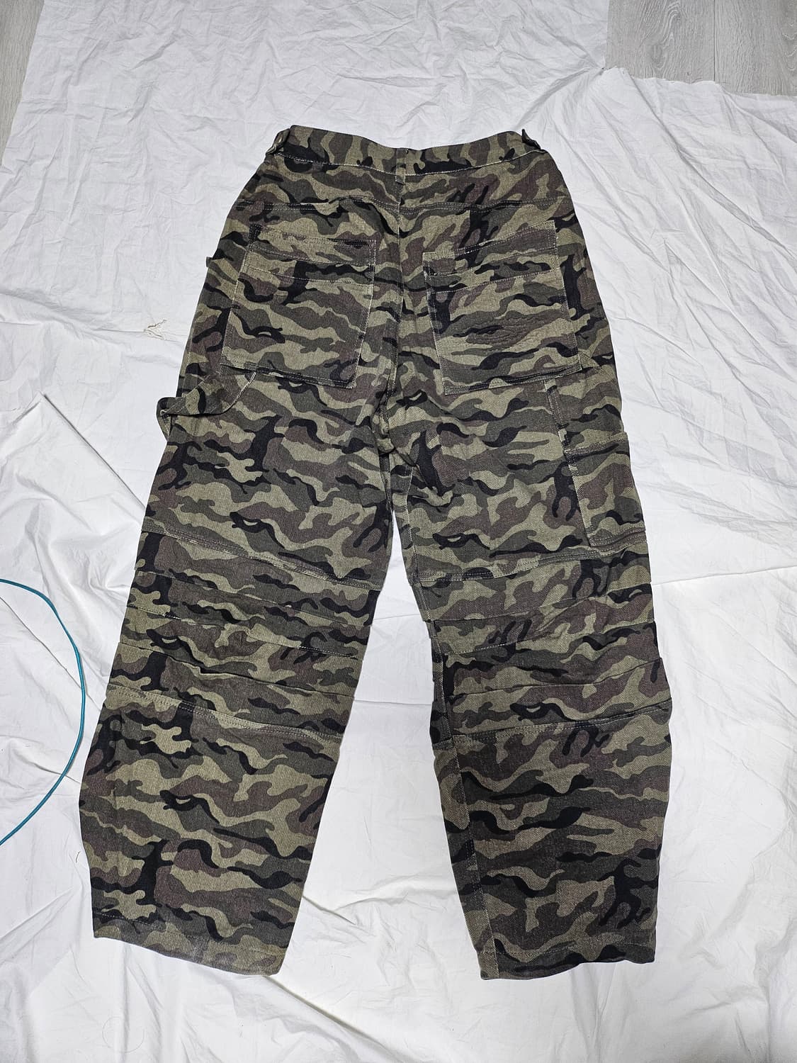 IDWS 와이드 카모 카고 팬츠 0 상품이미지2