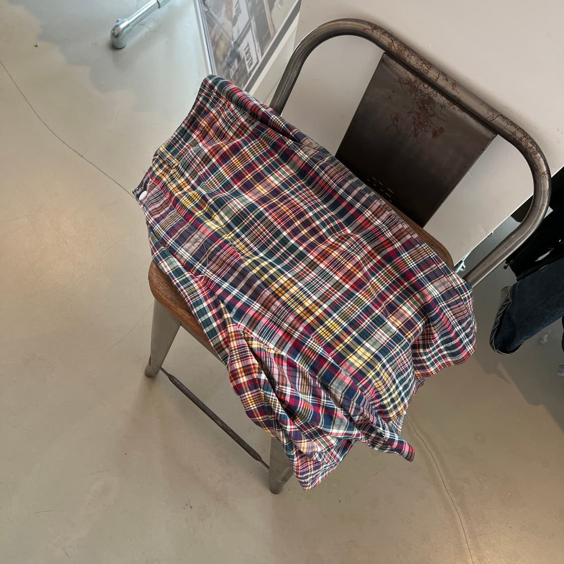 폴로 랄프로렌 체크 하프 팬츠 상품이미지1