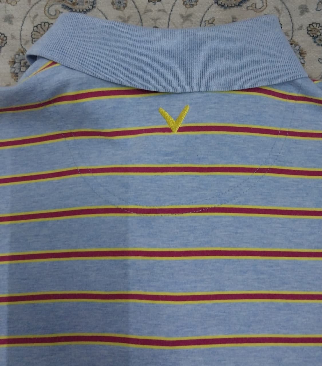 캘러웨이 골프 스트라이프 반팔 카라티셔츠 (100-105) 상품이미지4