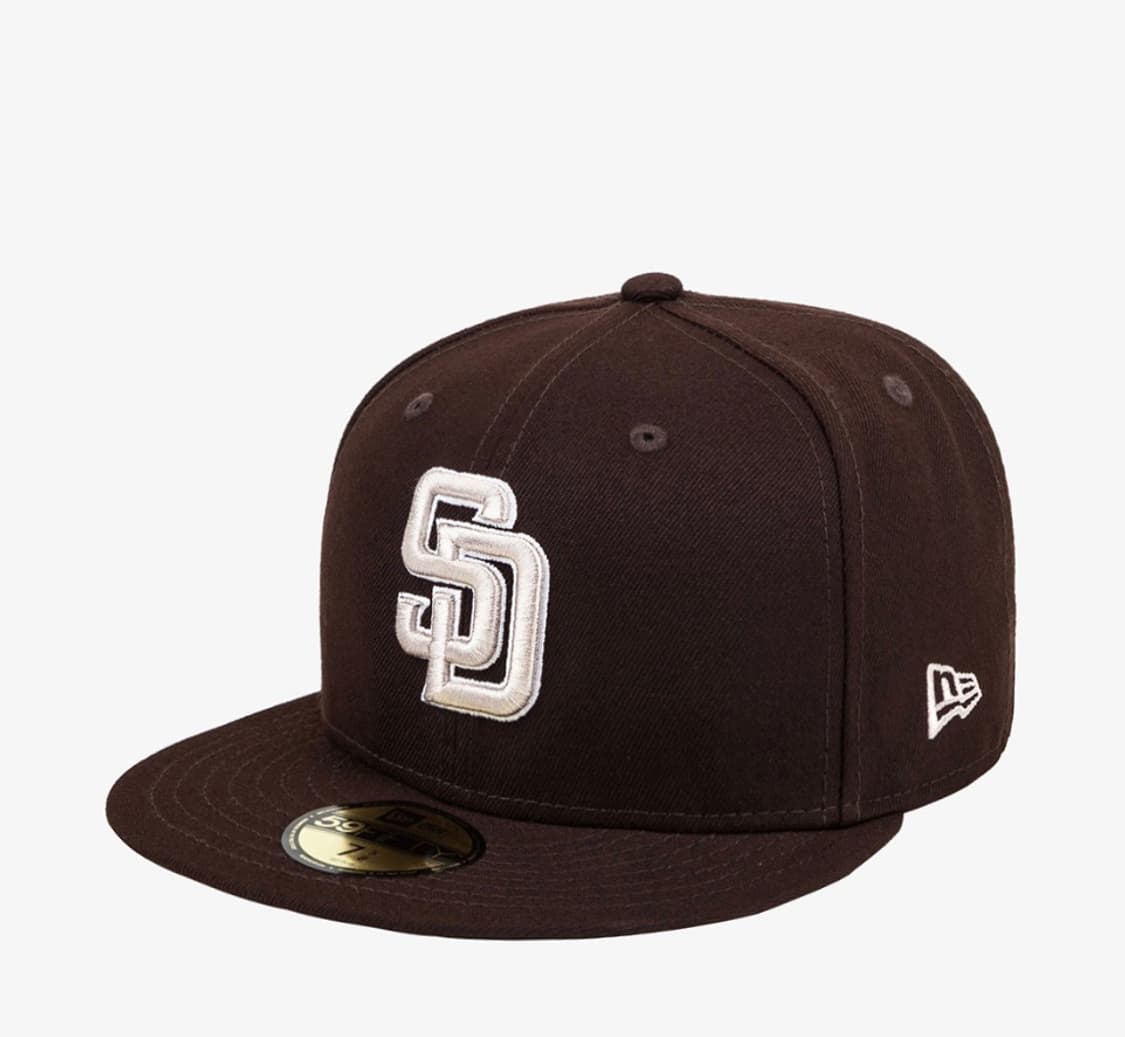MLB 뉴애라 어센틱 샌디에이고 파드리스 피티드캡 얼트 브라운 상품이미지1