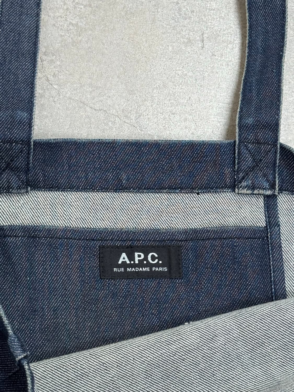 아페쎄 데님 에코백 상품이미지2