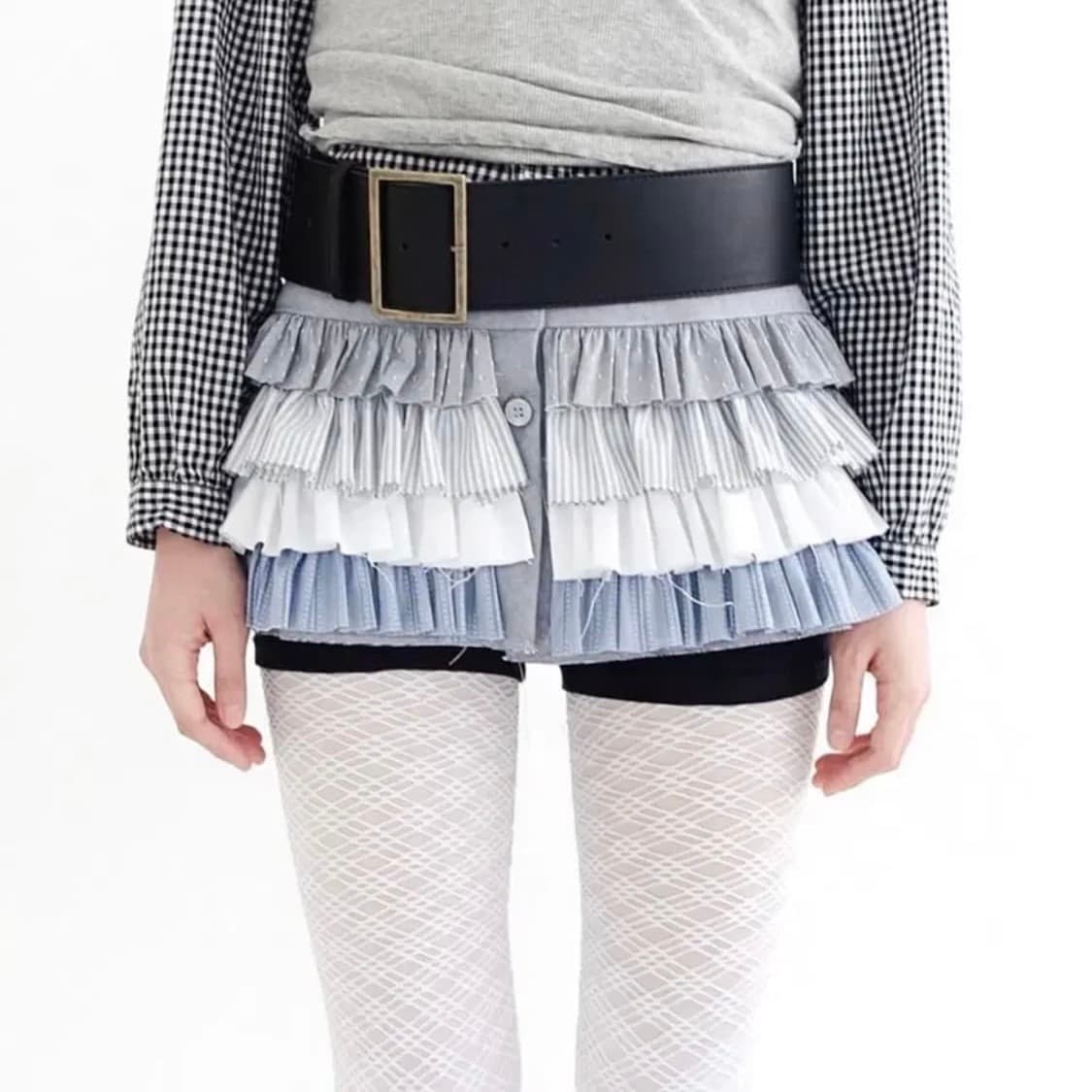 샵페어리 캉캉 패치 스커트 M 상품이미지1