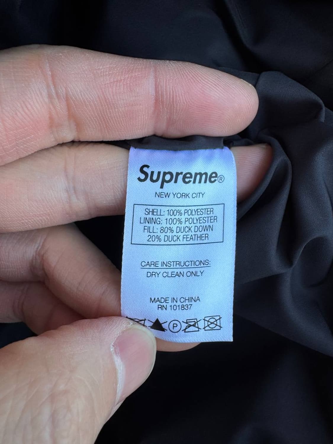 19FW Supreme checker board duck down 상품이미지6