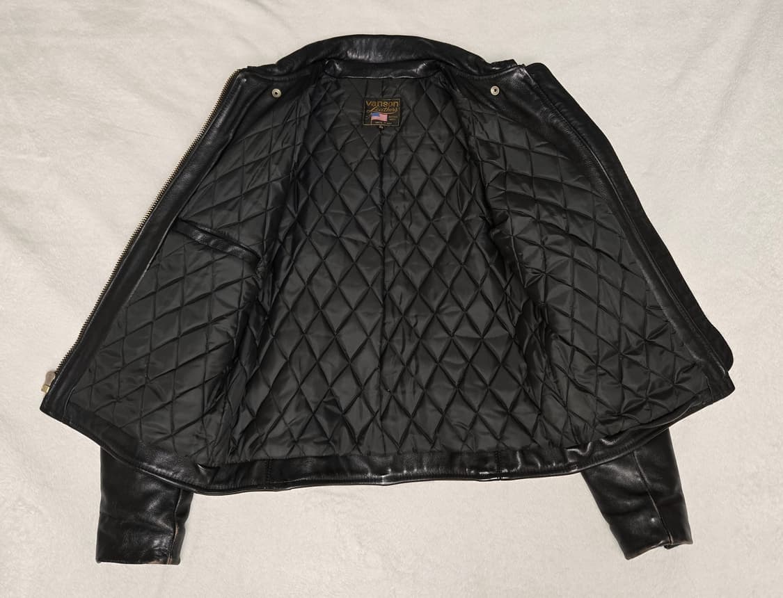 Vanson Leathers 밴슨 9D 가죽 자켓 상품이미지3