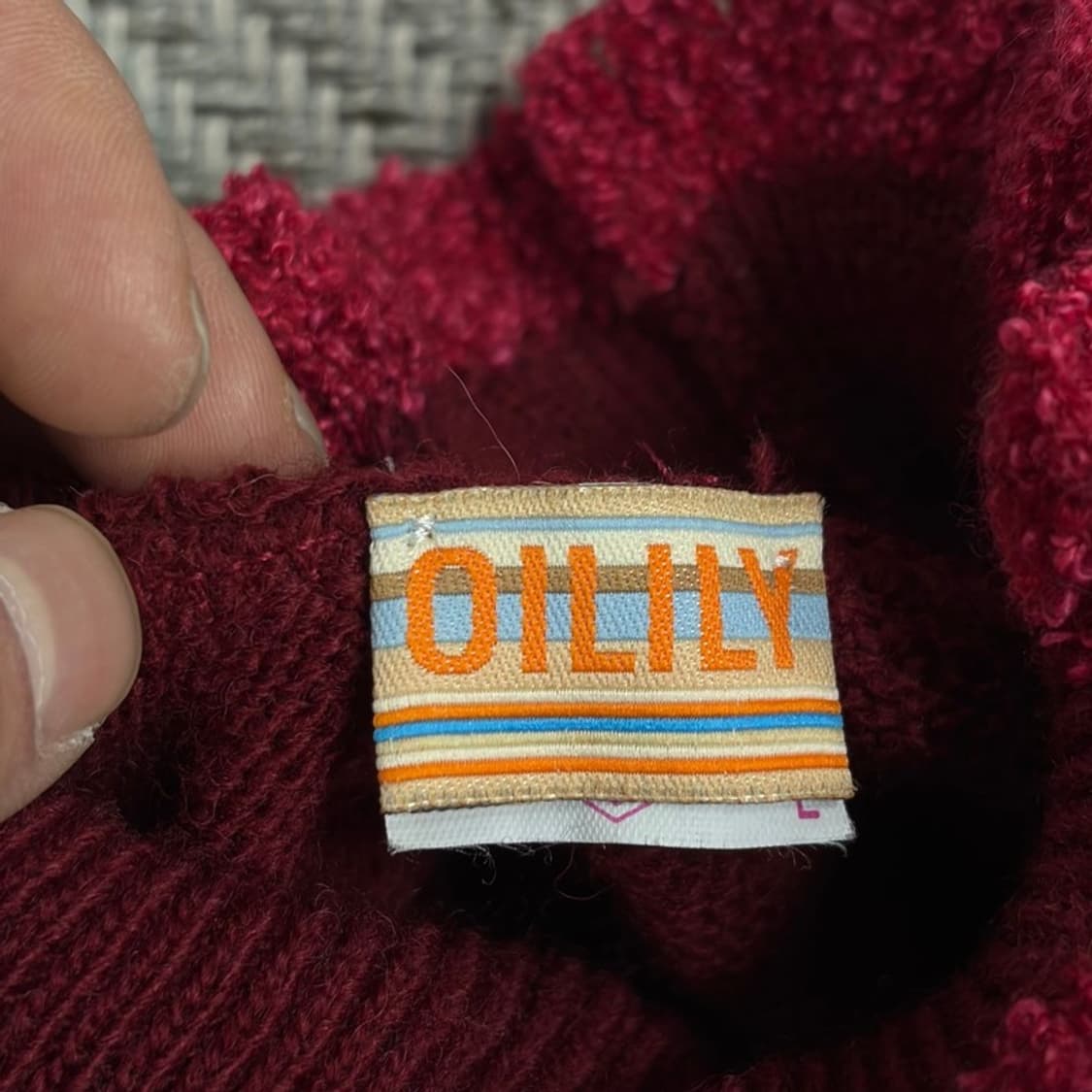 오일릴리 울 블렌드 니트 베스트 v1851 상품이미지5