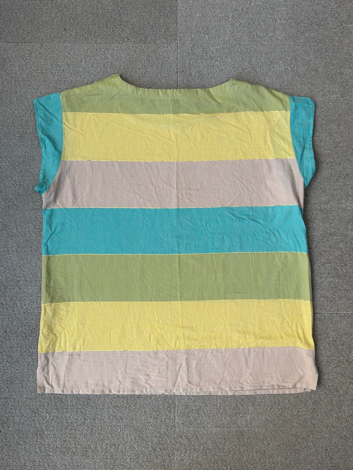 멀티 컬러 스트라이프 블라우스 상품이미지3