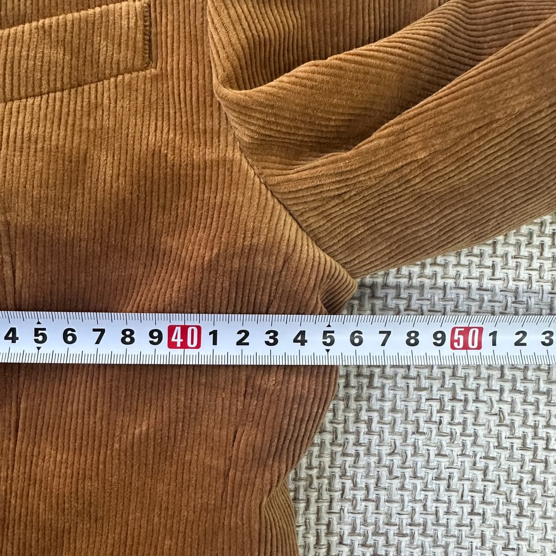 46 바쏘 코듀로이 브라운 자켓 0414D 상품이미지5