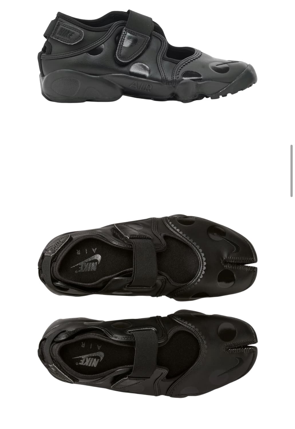 나이키 도트 에어리프트 타비 블랙 상품이미지5