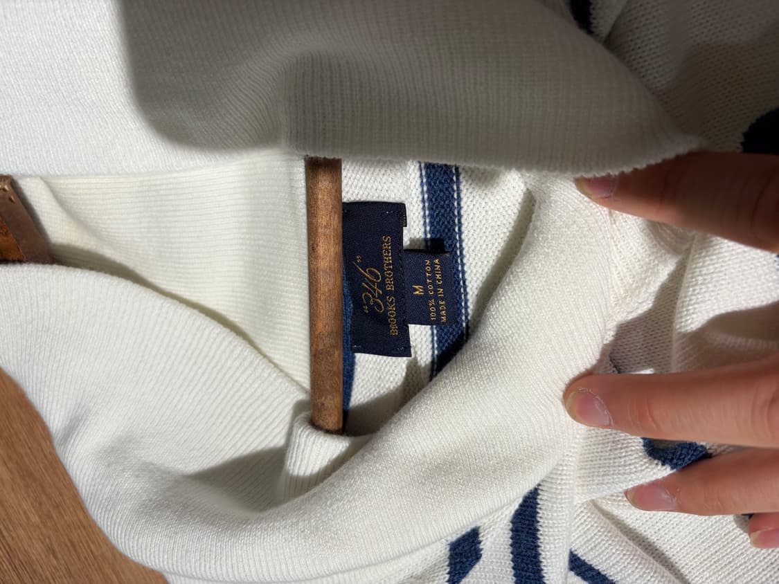 Brooks Brothers 마린 스트라이프 니트 상품이미지6