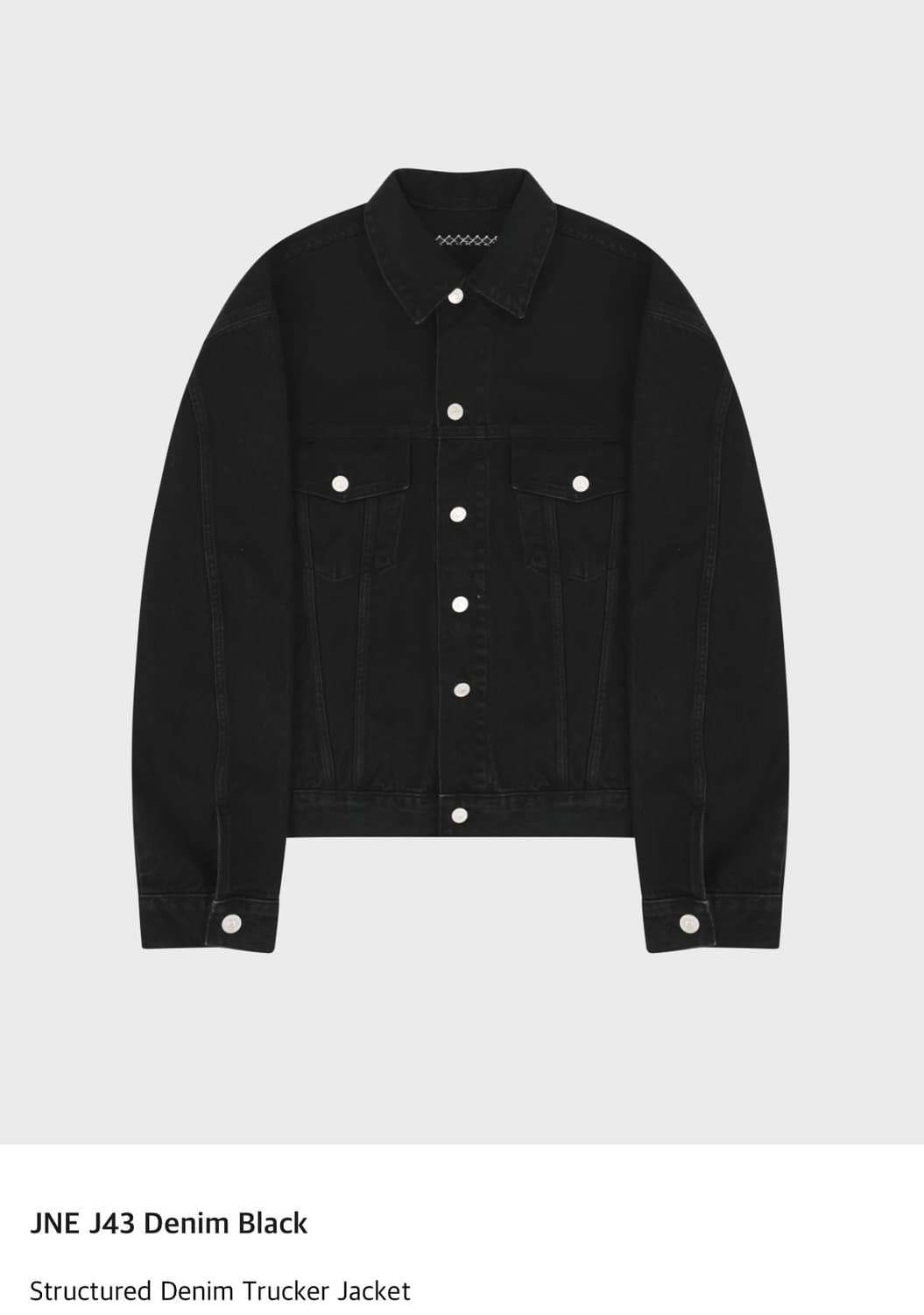 [M] 준느 J43 데님자켓 + P19 데님팬츠 셋업 상품이미지1