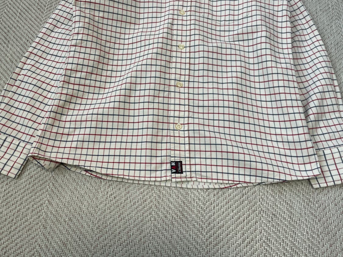 Van 반 아이비 체크 셔츠 J03730 상품이미지2