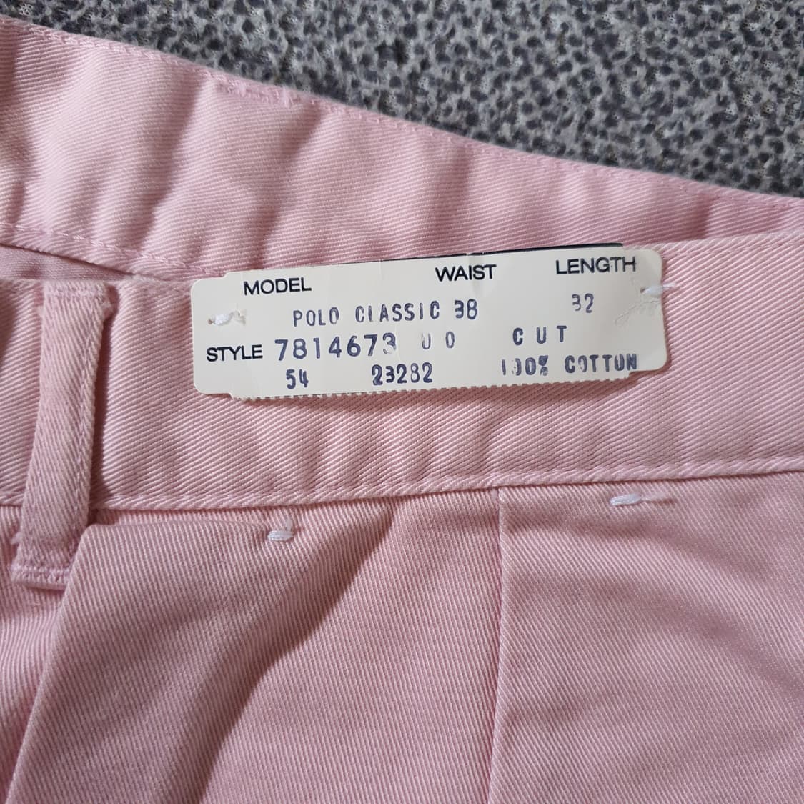 90s 폴로 랄프로렌 핑크 투턱 치노 팬츠  상품이미지6