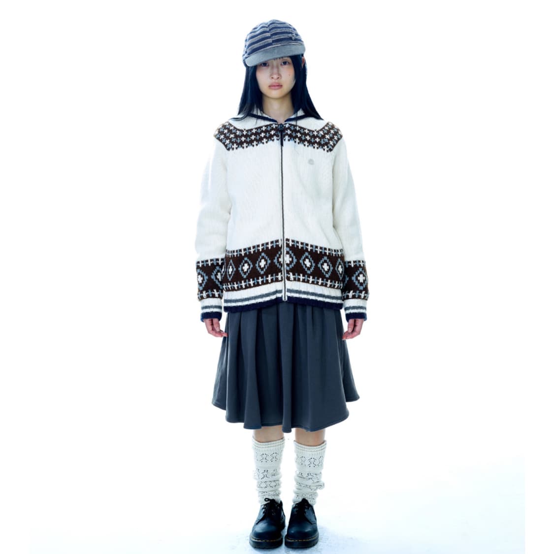 코이세이오 모시 코위찬 니트 자켓 아이보리 재킷 가디건 상품이미지3