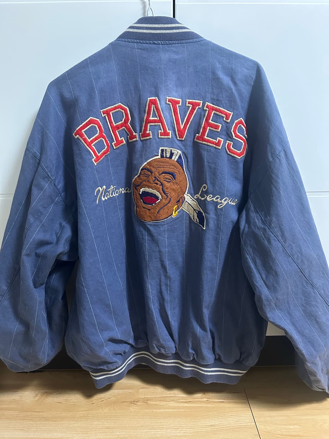 MIRAGE Atlanta Braves 리버시블 바시티자켓 상품이미지2