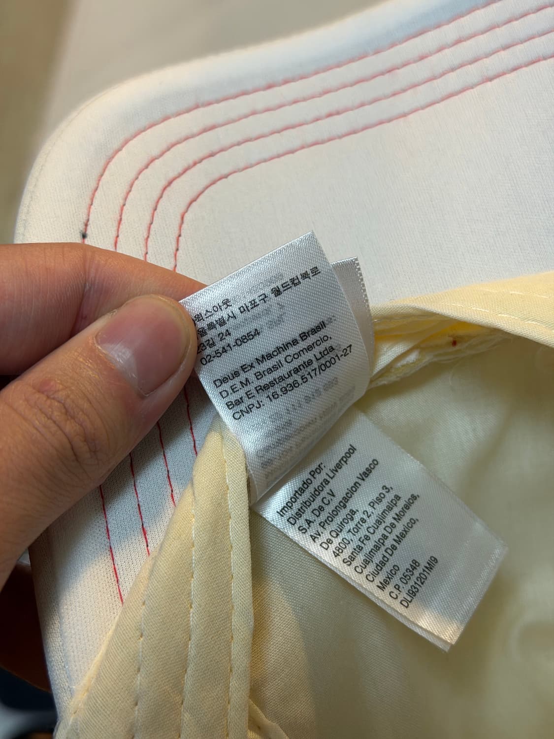 데우스 24ss 트러커캡 화이트 볼캡 상품이미지4