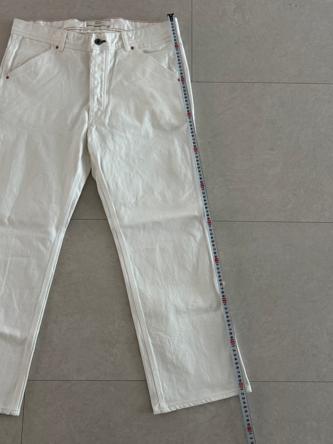 (L) 피어스 워크팬츠 화이트 상품이미지2