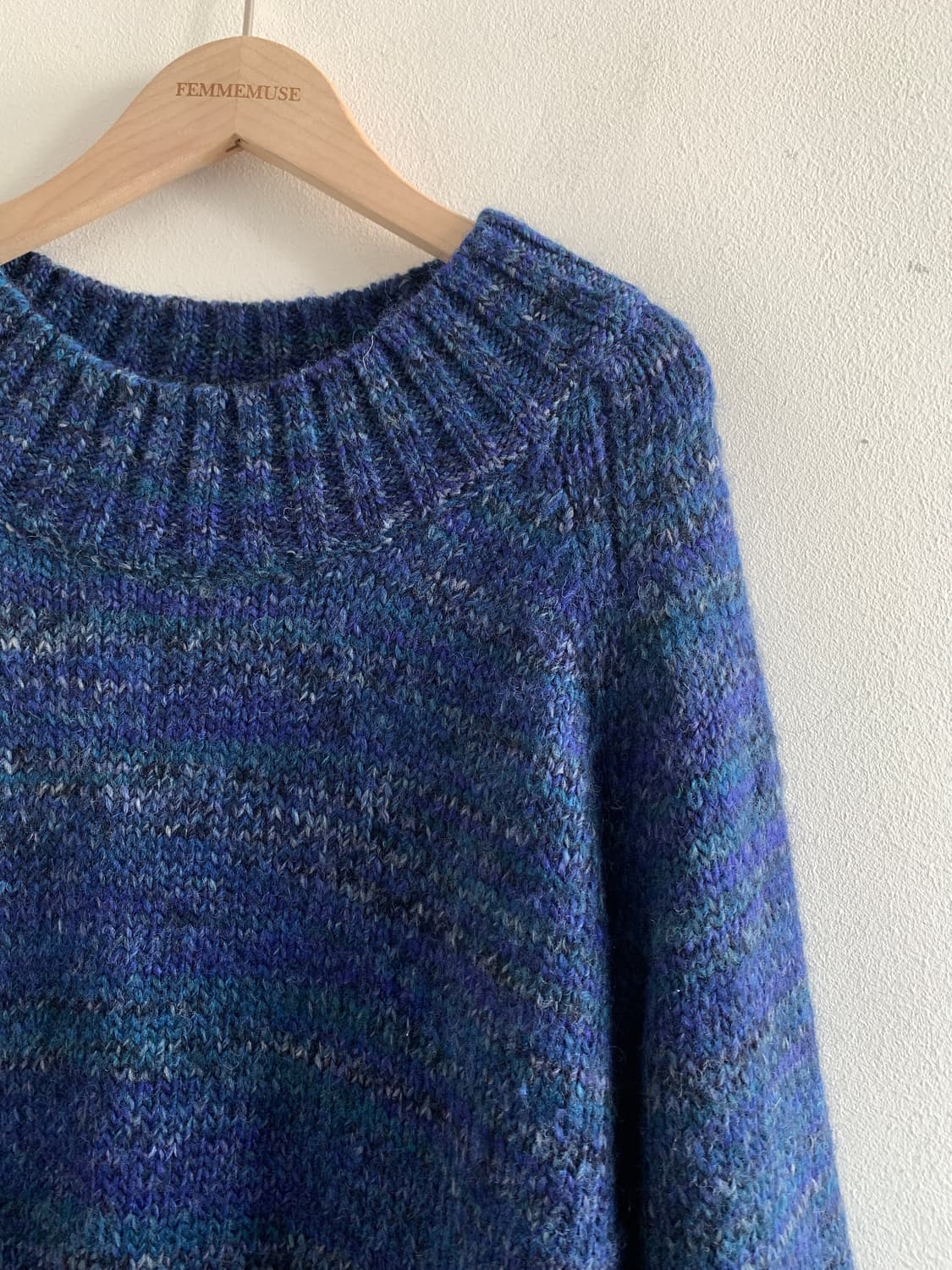 Rainbow loose long knit 상품이미지4