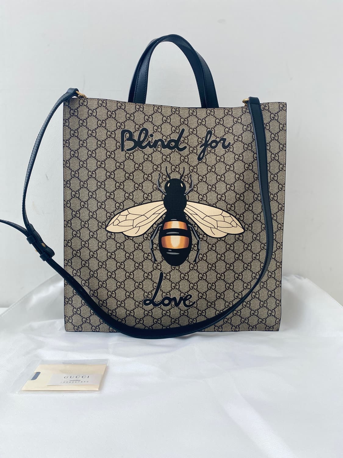 구찌 GG 수프림 꿀벌 토트백 상품이미지2