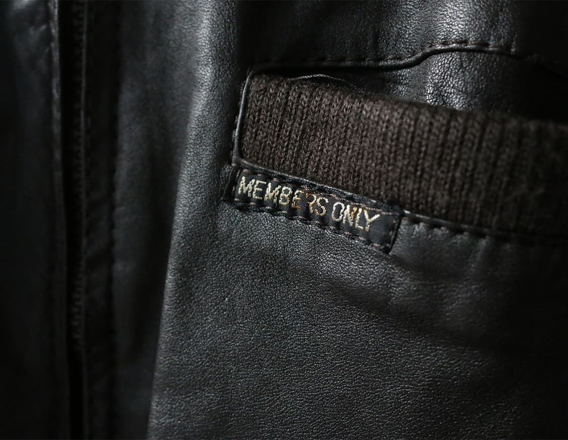 멤버스온리 레더 봄버 자켓  상품이미지6