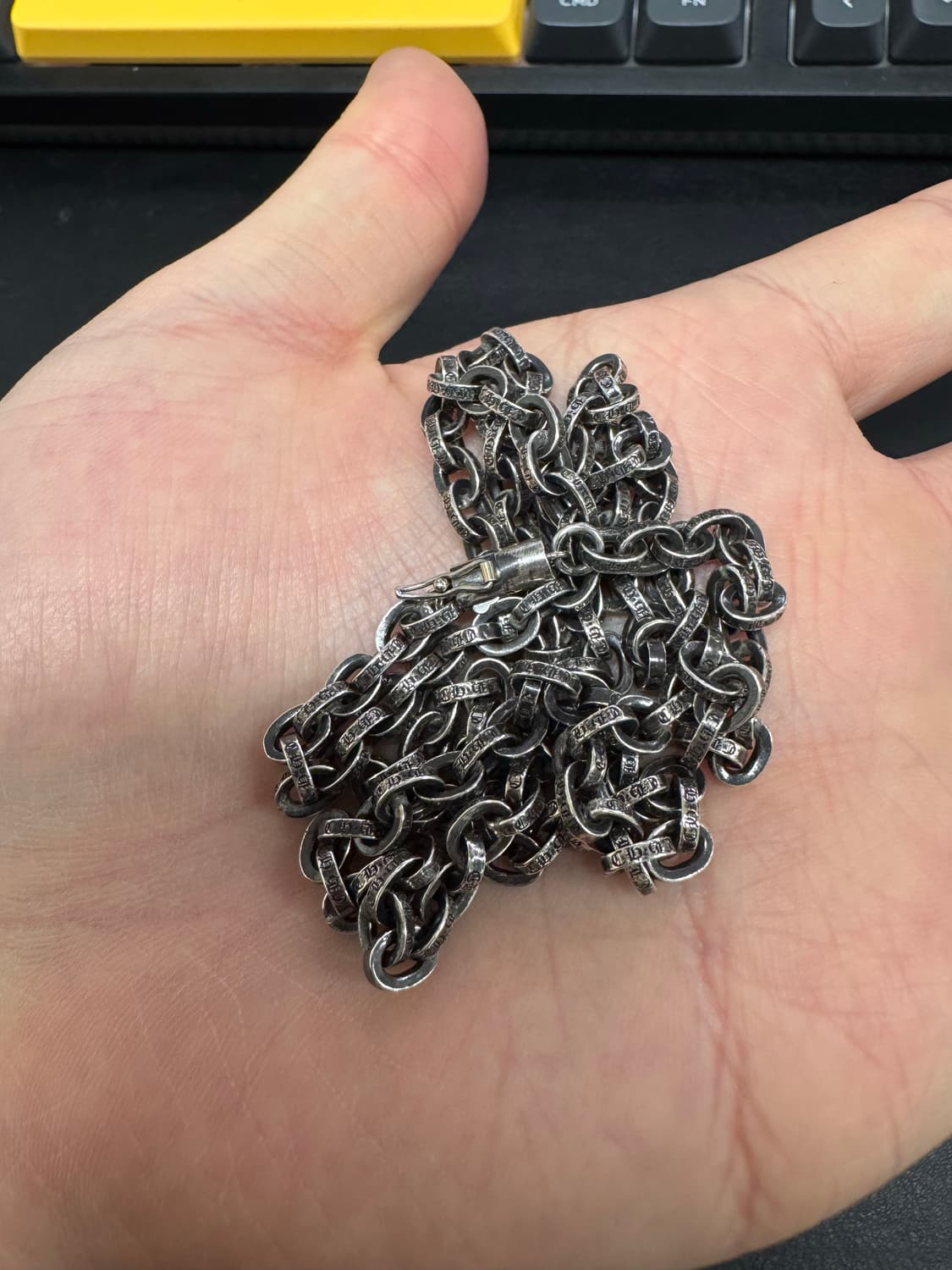 새상품)크롬하츠 페이퍼체인 네크리스24인치 상품이미지2