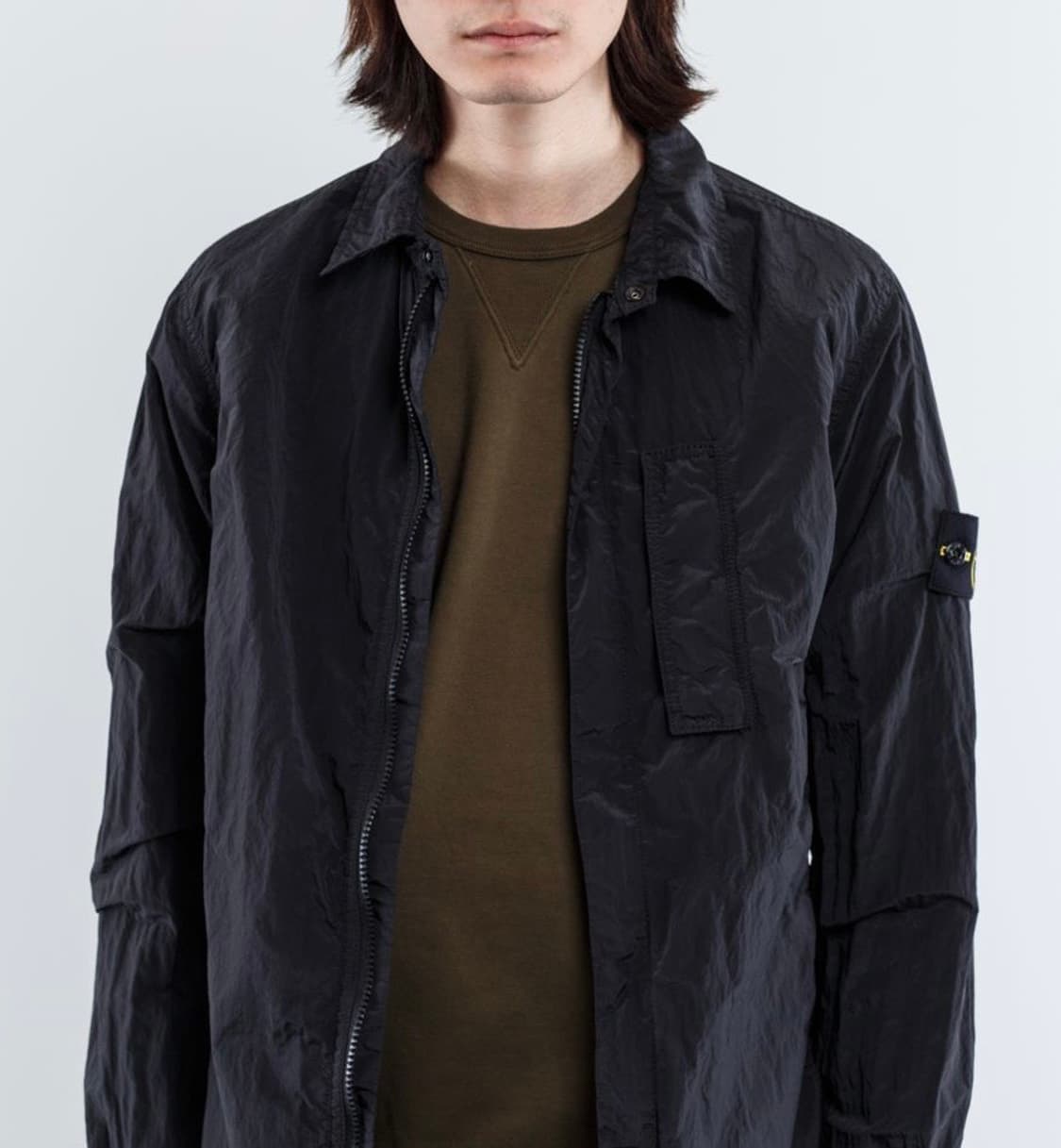 18SS 스톤아일랜드 나일론 메탈 오버셔츠 M 상품이미지10