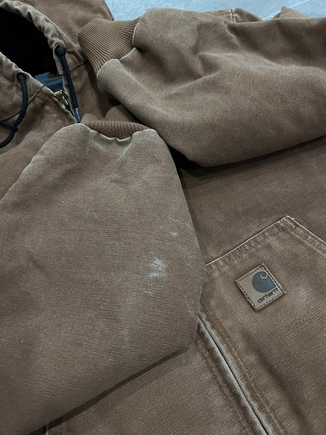 (L)칼하트 덕 액티브 후드자켓 J130 BRN 칼하트브라운 상품이미지7