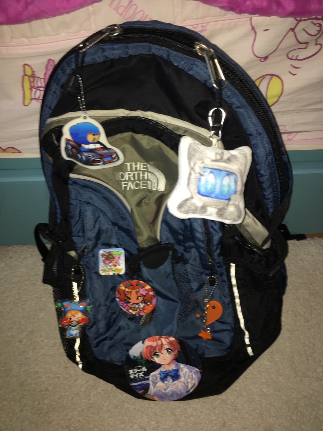 빈티지 노스페이스 블루 백팩 아디다스 나이키 아크테릭스 잔스포츠 하이산 상품이미지1