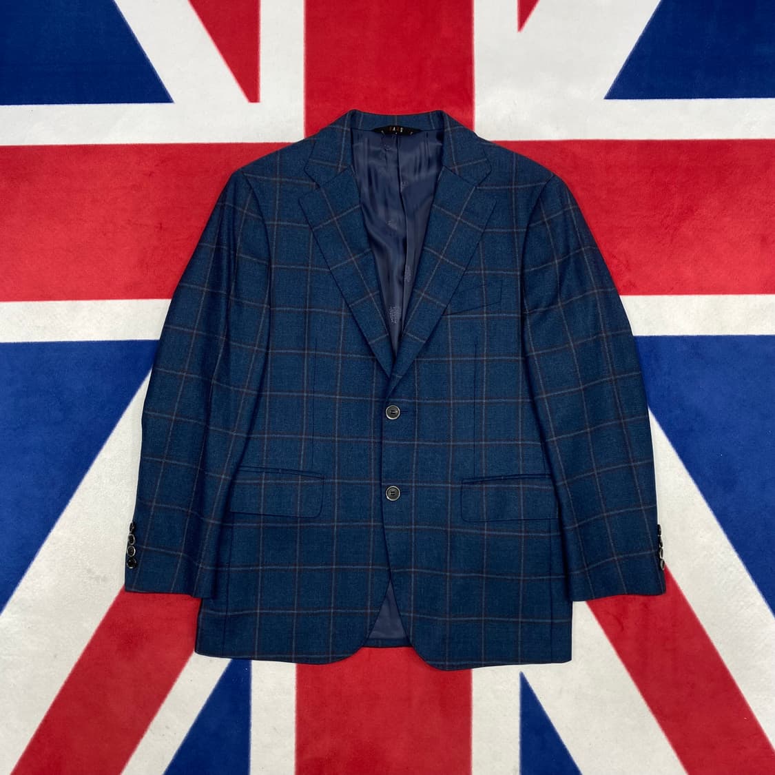 닥스 체크 블레이져 94 실측 95-100 상품이미지1