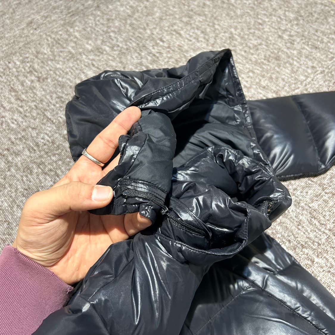 여S) 나이키 700 구스다운 거위털 후드 패딩 상품이미지10