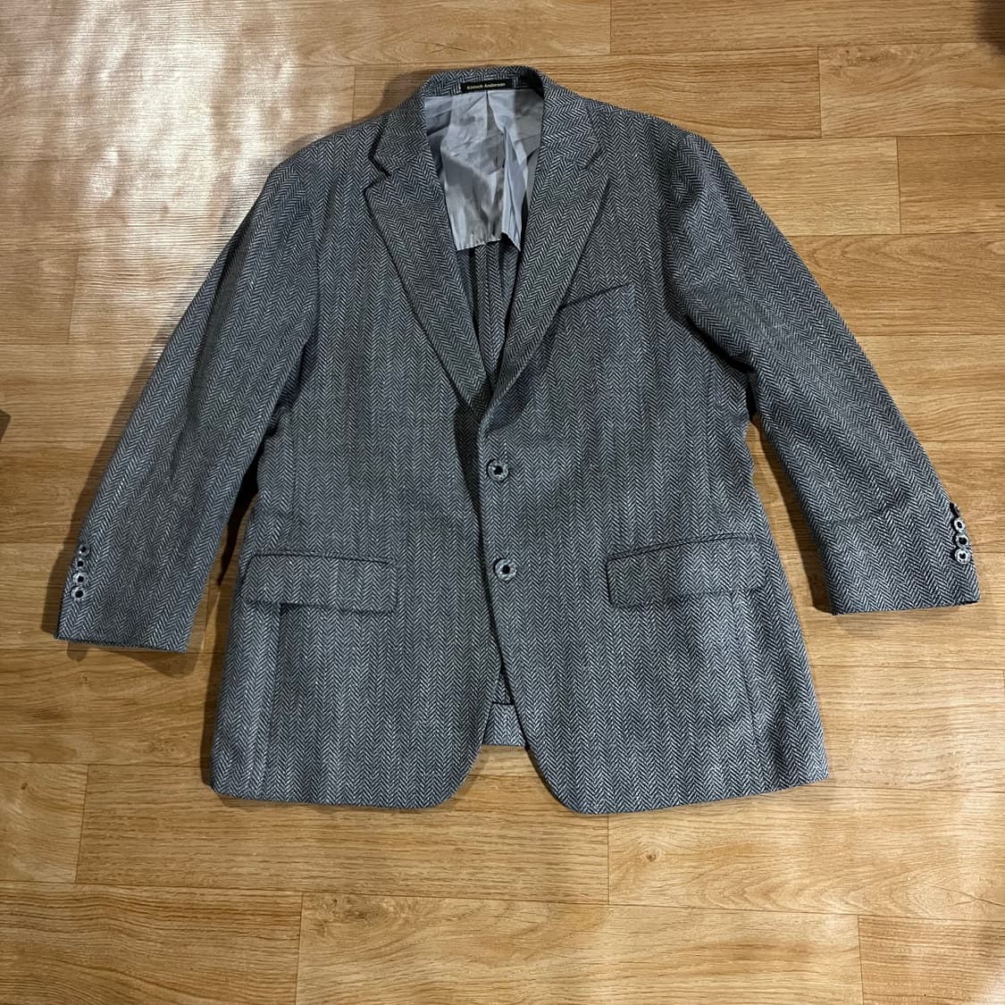 [105] 킨록 제냐 헤링본 린넨실크 자켓 상품이미지1