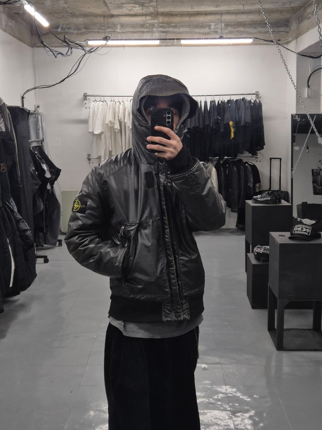 스톤아일랜드 왁스드 아이스 2 자켓 L사이즈 상품이미지2