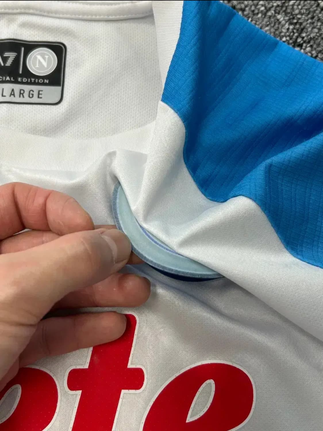 EA7 22-23 김민재 나폴리 페이스 게임 우승 기념 져지 XL 상품이미지8