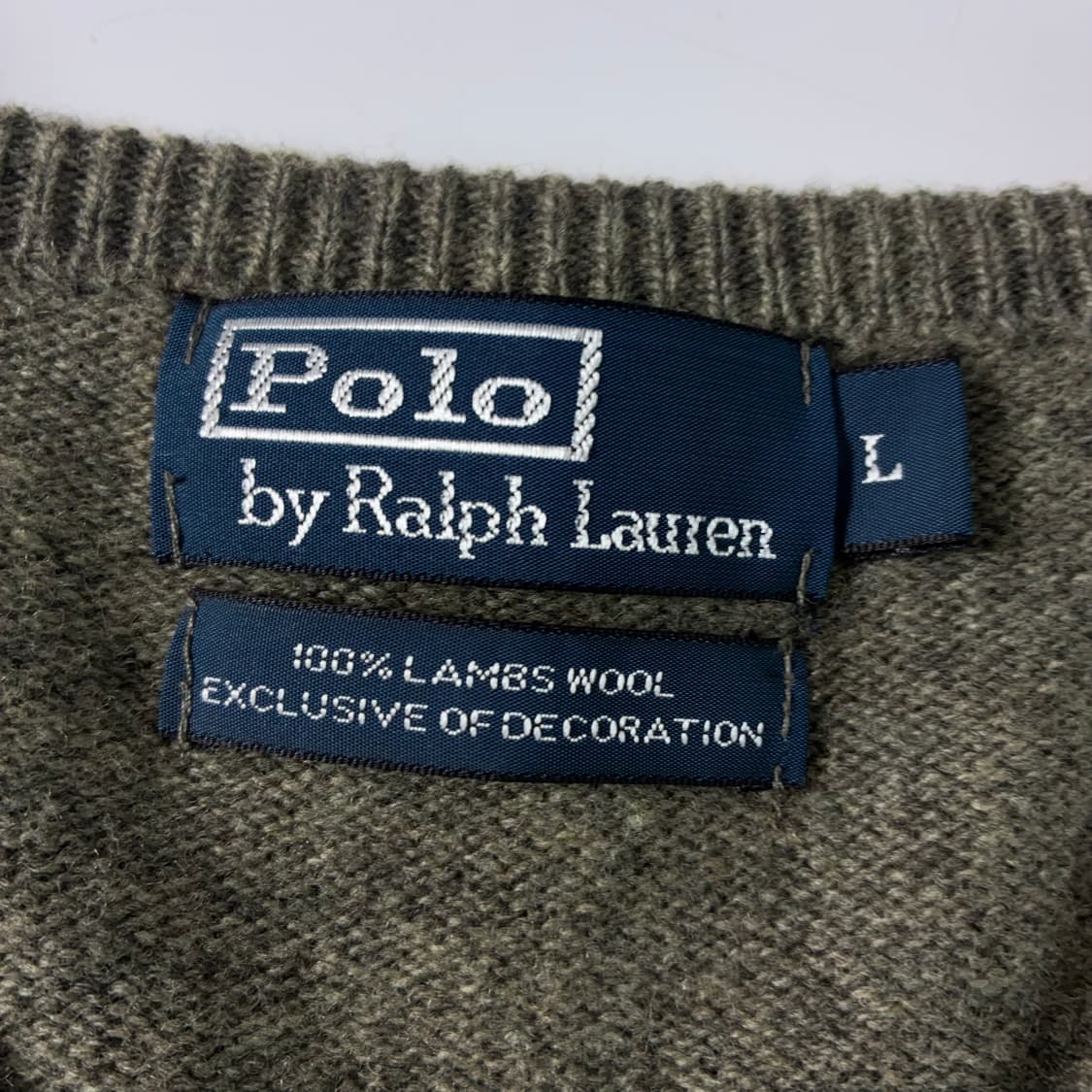 Polo 폴로 랄프로렌 멜란지그레이 램스울 니트 상품이미지5
